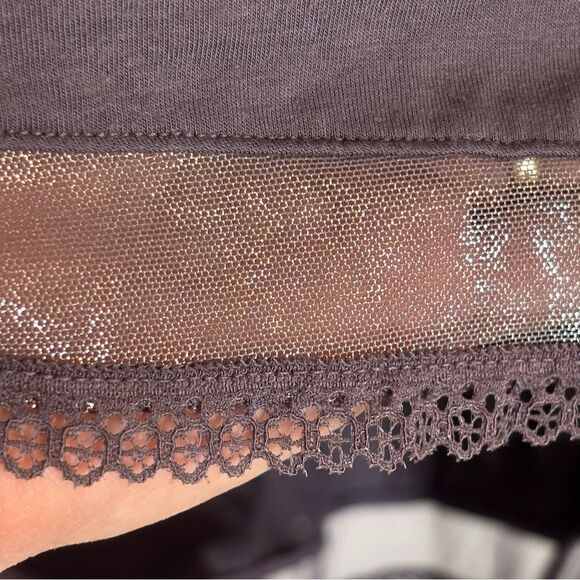 Victoria's Secret | Women's Purplish Grey Nightgown Nightie Pajamas Lace Size M - Picture 5 of 13